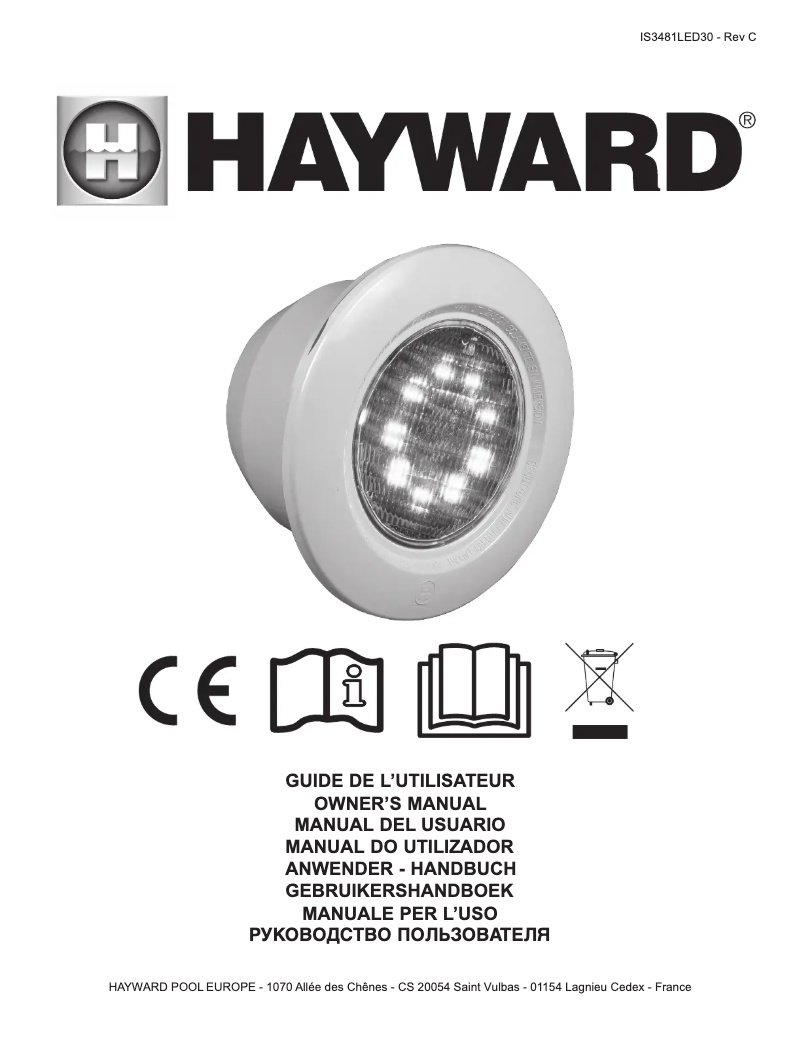 Page 1 de la notice Manuel utilisateur Hayward Flach