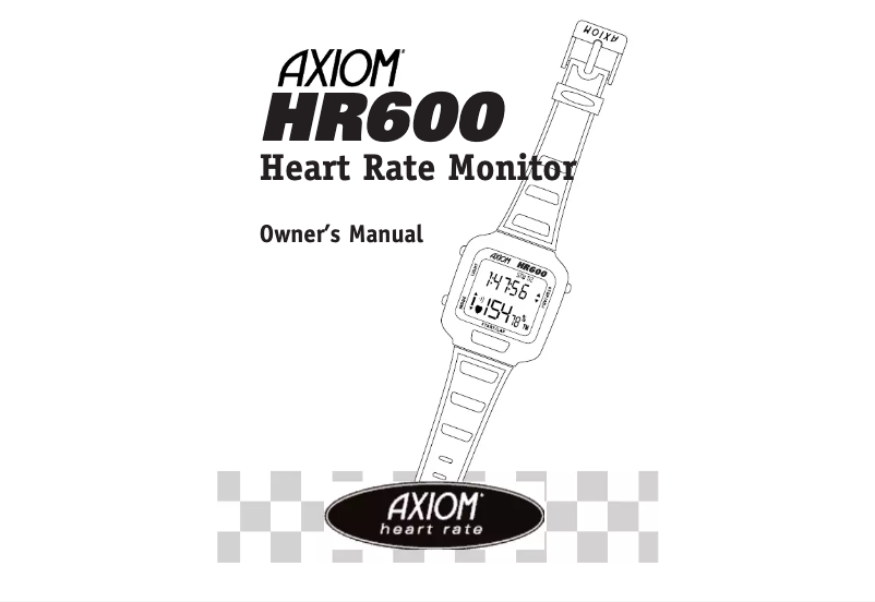 Página 1 del manual Manual de usuario Axiom HR600