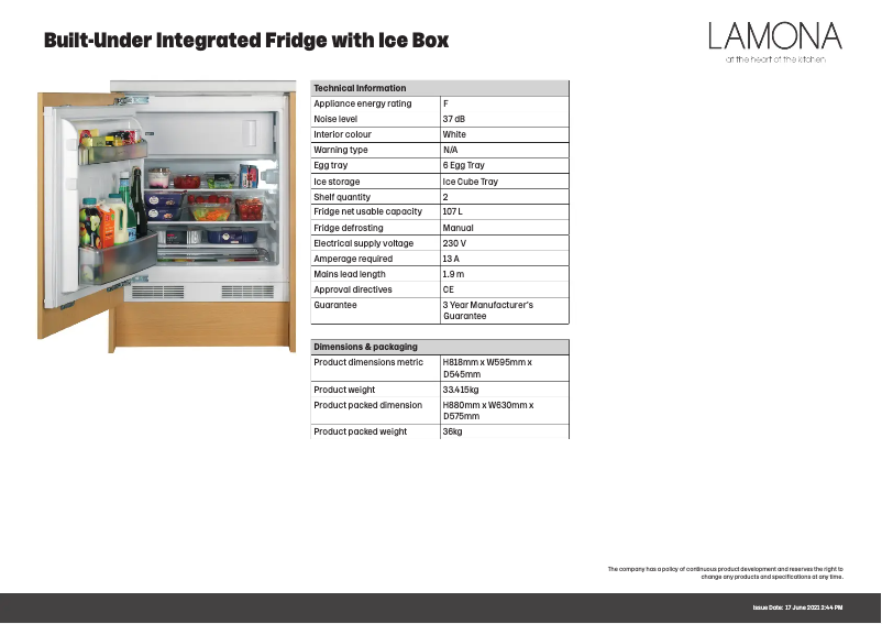 Image de la première page du manuel de l'appareil LAM6050