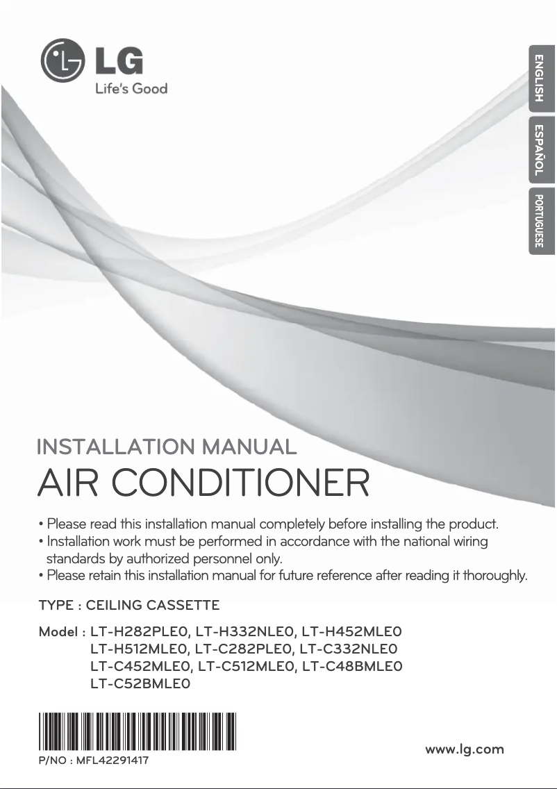 Page n°1 - Manuel utilisateur LG LTUC512MLE0