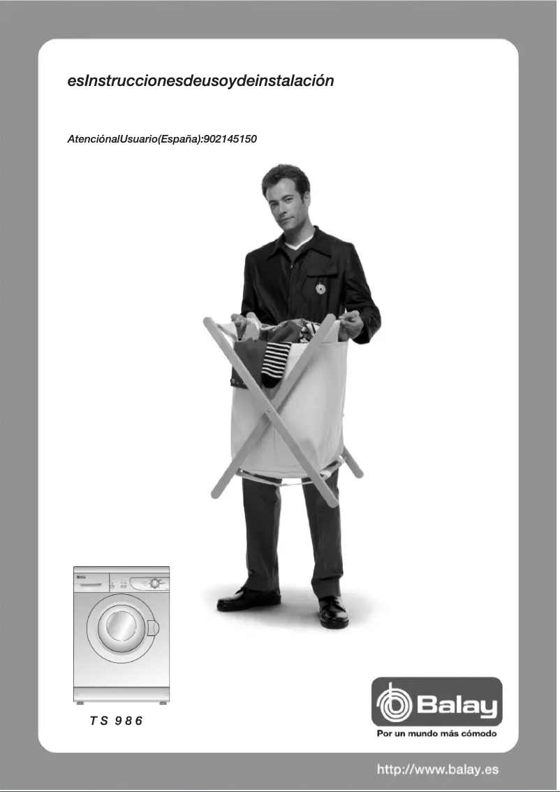 Image de la première page du manuel de l'appareil 3TS986Q