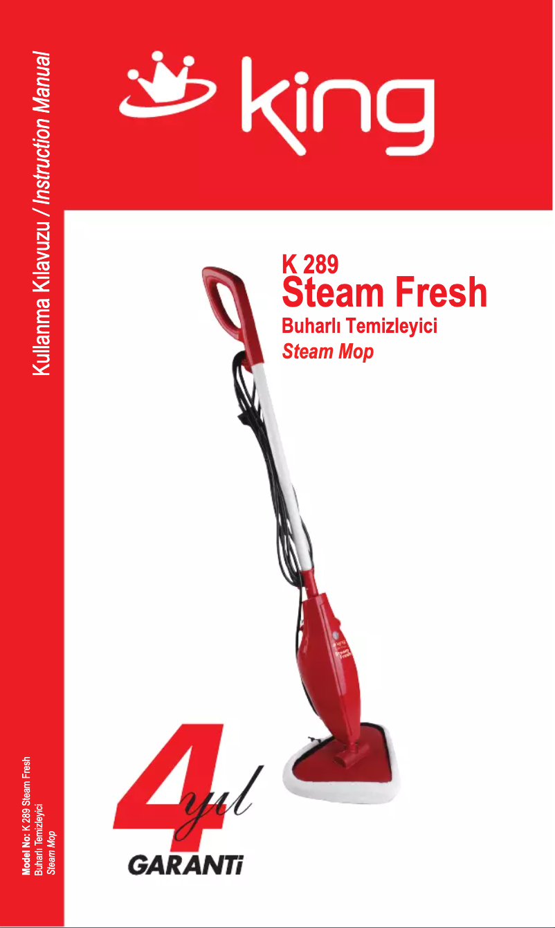 Page n°1 - Manuel utilisateur King Steam Fresh K 289
