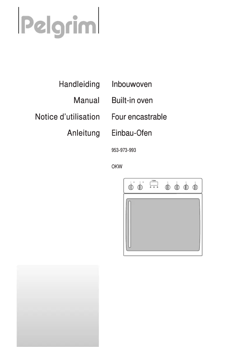 Page 1 de la notice Manuel utilisateur Pelgrim OKW 993