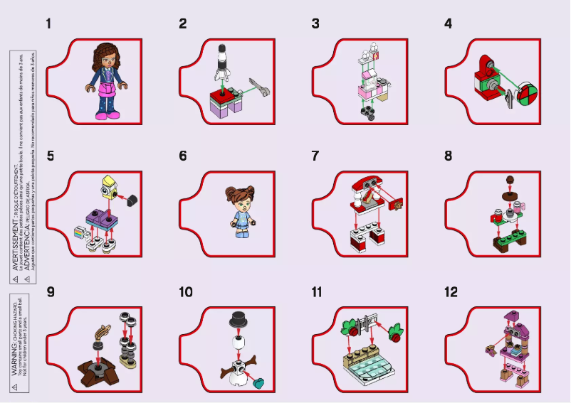 Page 1 de la notice Manuel utilisateur Lego Friends 41706