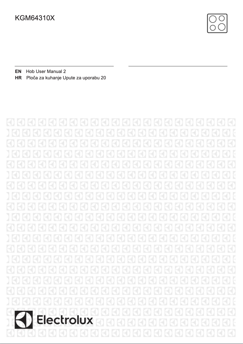 Página 1 del manual Manual de usuario Electrolux KGM64310X