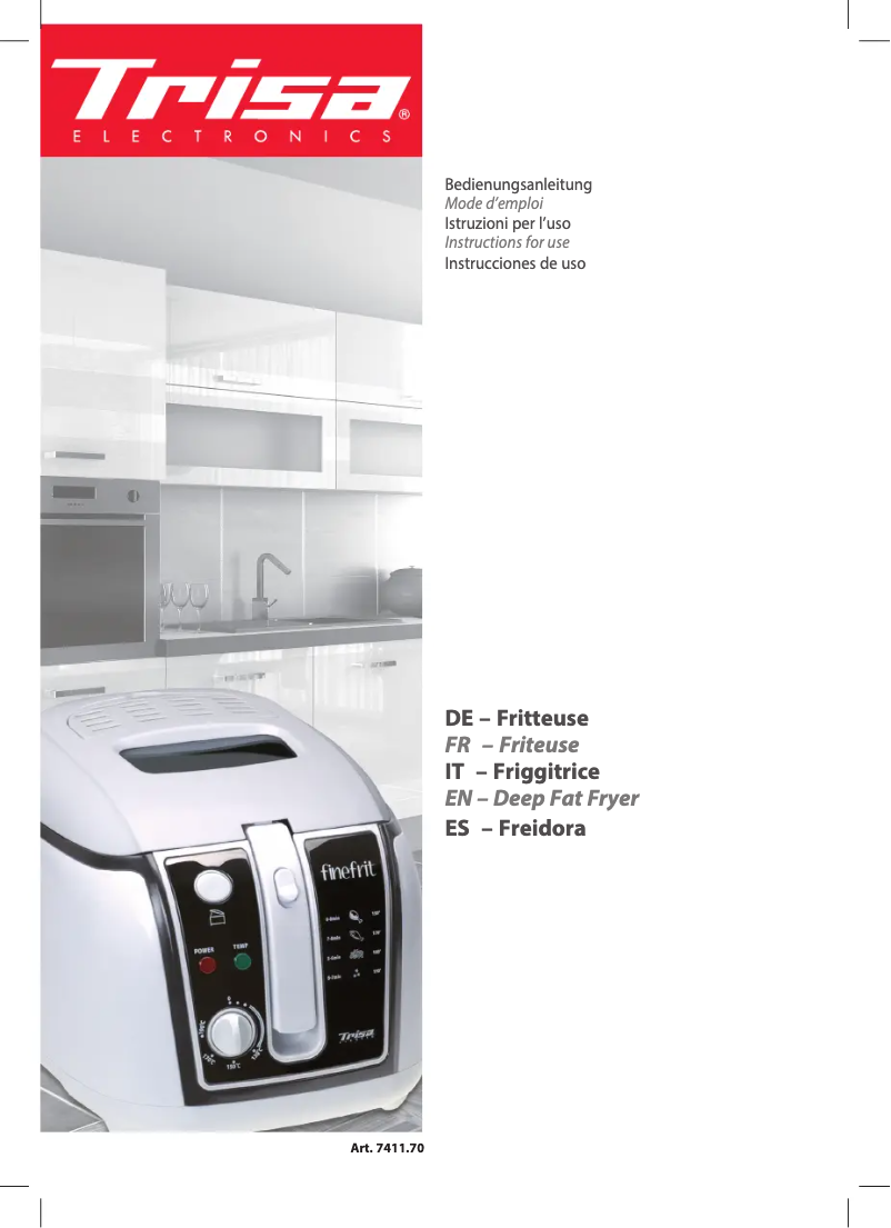 Image de la première page du manuel de l'appareil Finefrit