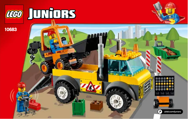 Page 1 de la notice Manuel utilisateur Lego Juniors 10683