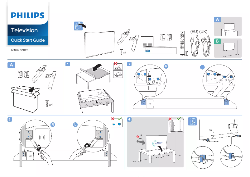 First page image of the manual for 32PFS6906