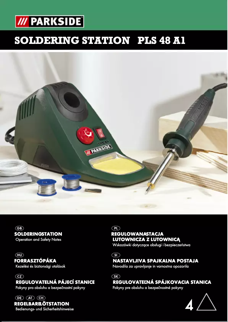 Image de la première page du manuel de l'appareil PLS 48 A1