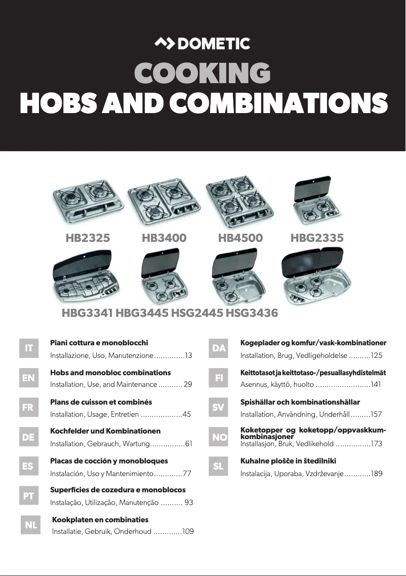 Página 1 del manual Manual de usuario Dometic HB 2370