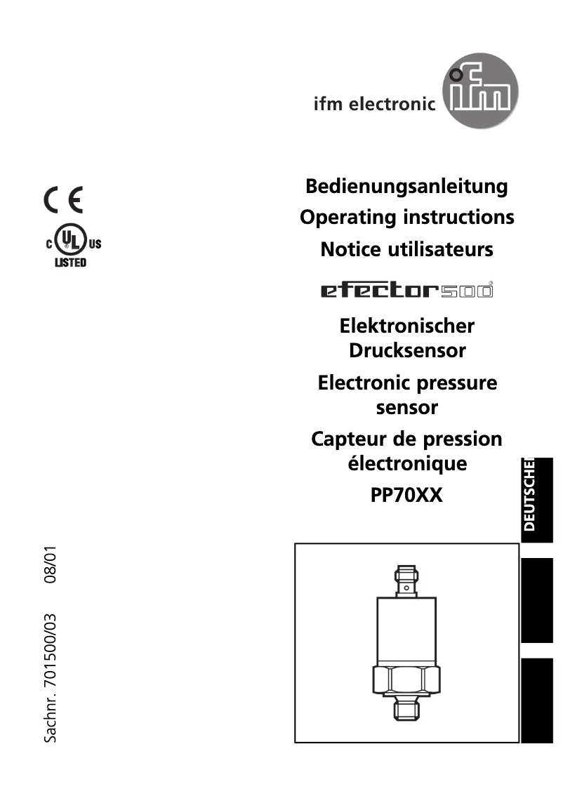 Image de la première page du manuel de l'appareil PP7026