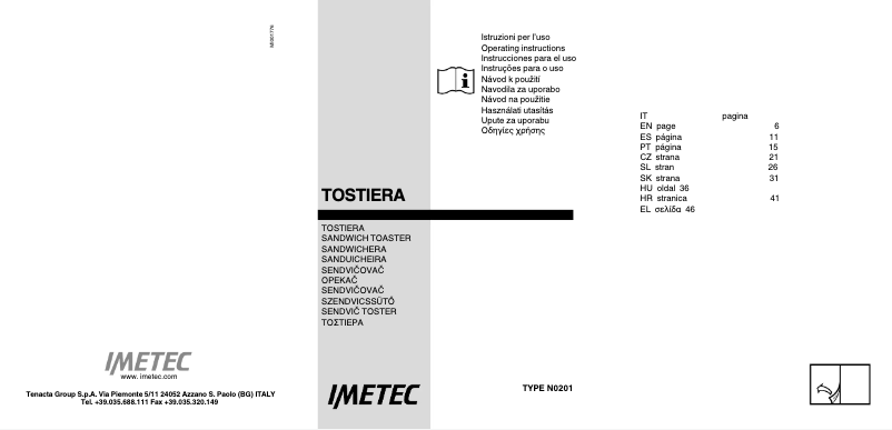 Image de la première page du manuel de l'appareil SM4
