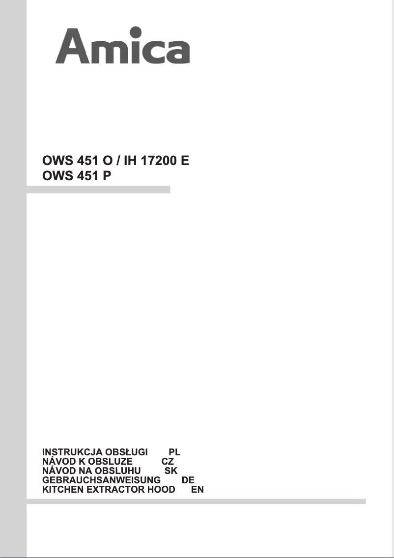 Image de la première page du manuel de l'appareil IH 17200 E