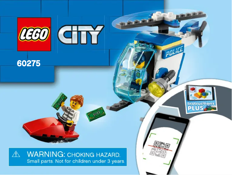 Page 1 de la notice Manuel utilisateur Lego City 60275