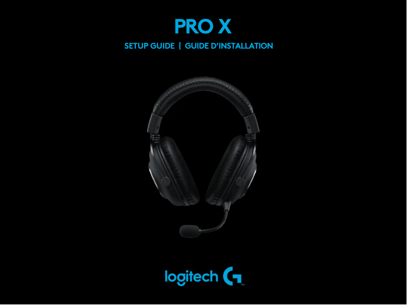Page n°1 - Guide de démarrage rapide Logitech G PRO X
