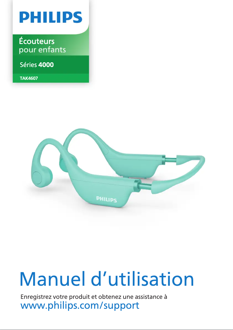 Page n°1 - Manuel utilisateur Philips TAK4607