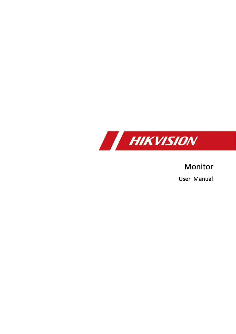 Page 1 de la notice Manuel utilisateur Hikvision DS-D5022F2-1V2