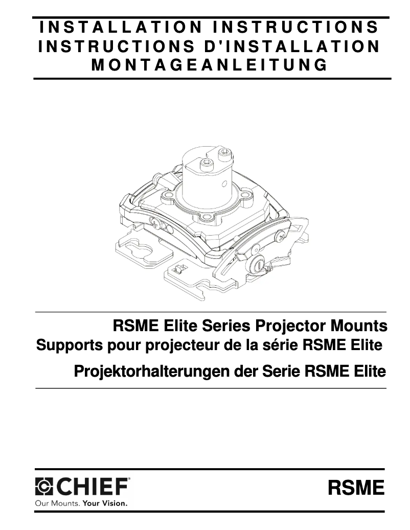 Image de la première page du manuel de l'appareil RSMEUW