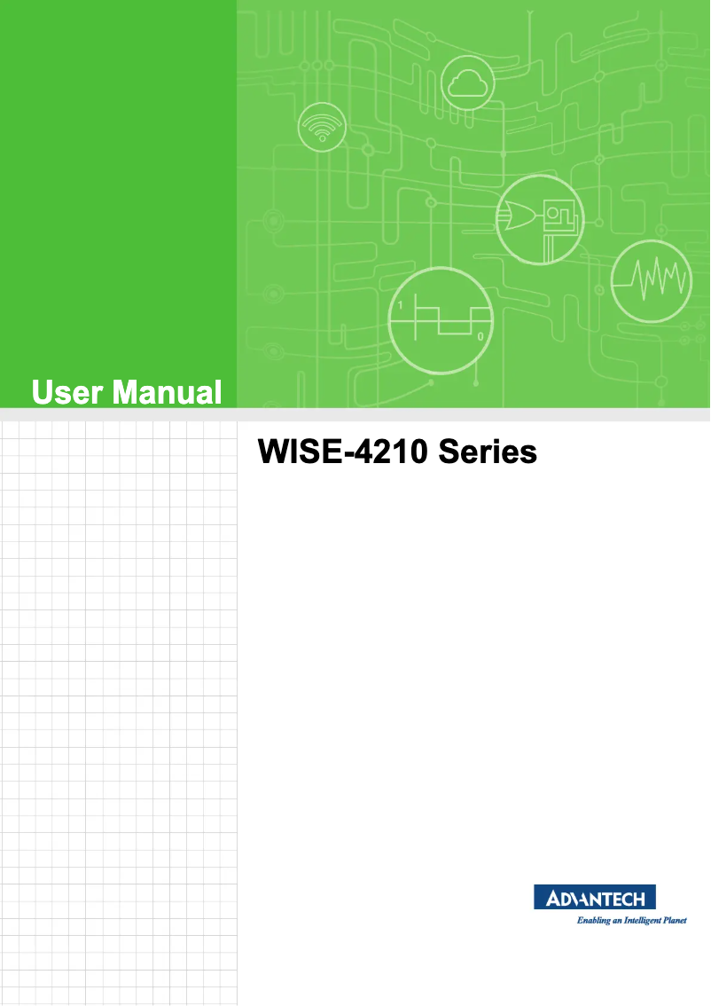 Image de la première page du manuel de l'appareil WISE-4210-APNA