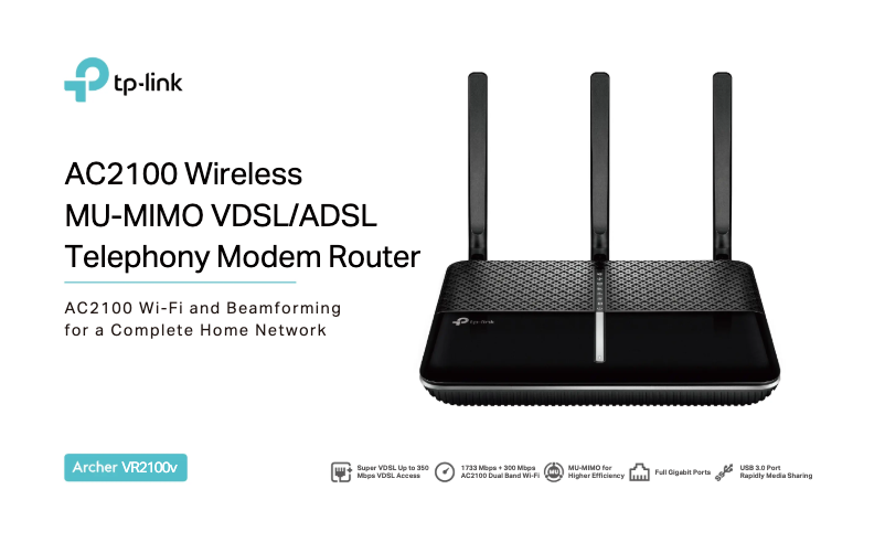 Page n°1 - Fiche technique TP-Link Archer VR2100v
