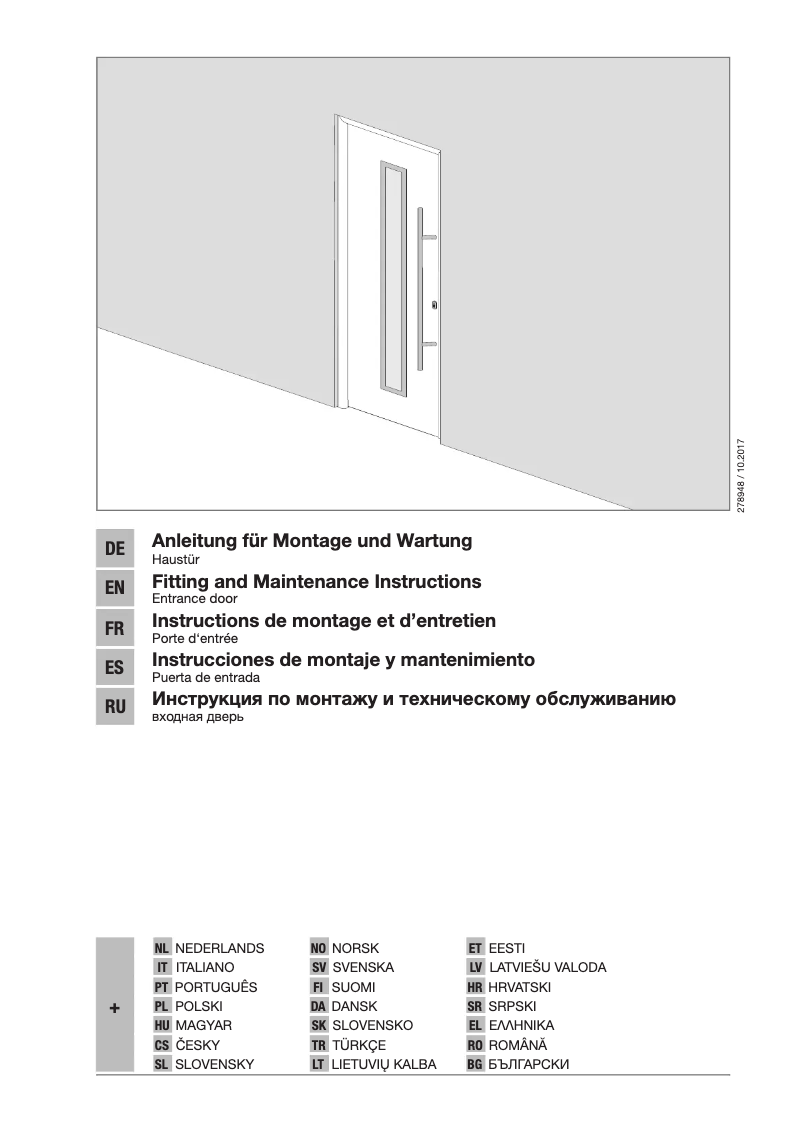Page n°1 - Manuel utilisateur Hormann Thermo46