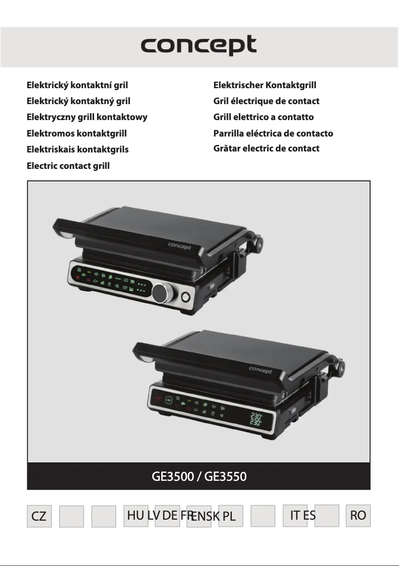 Page n°1 - Manuel utilisateur Concept GE3500