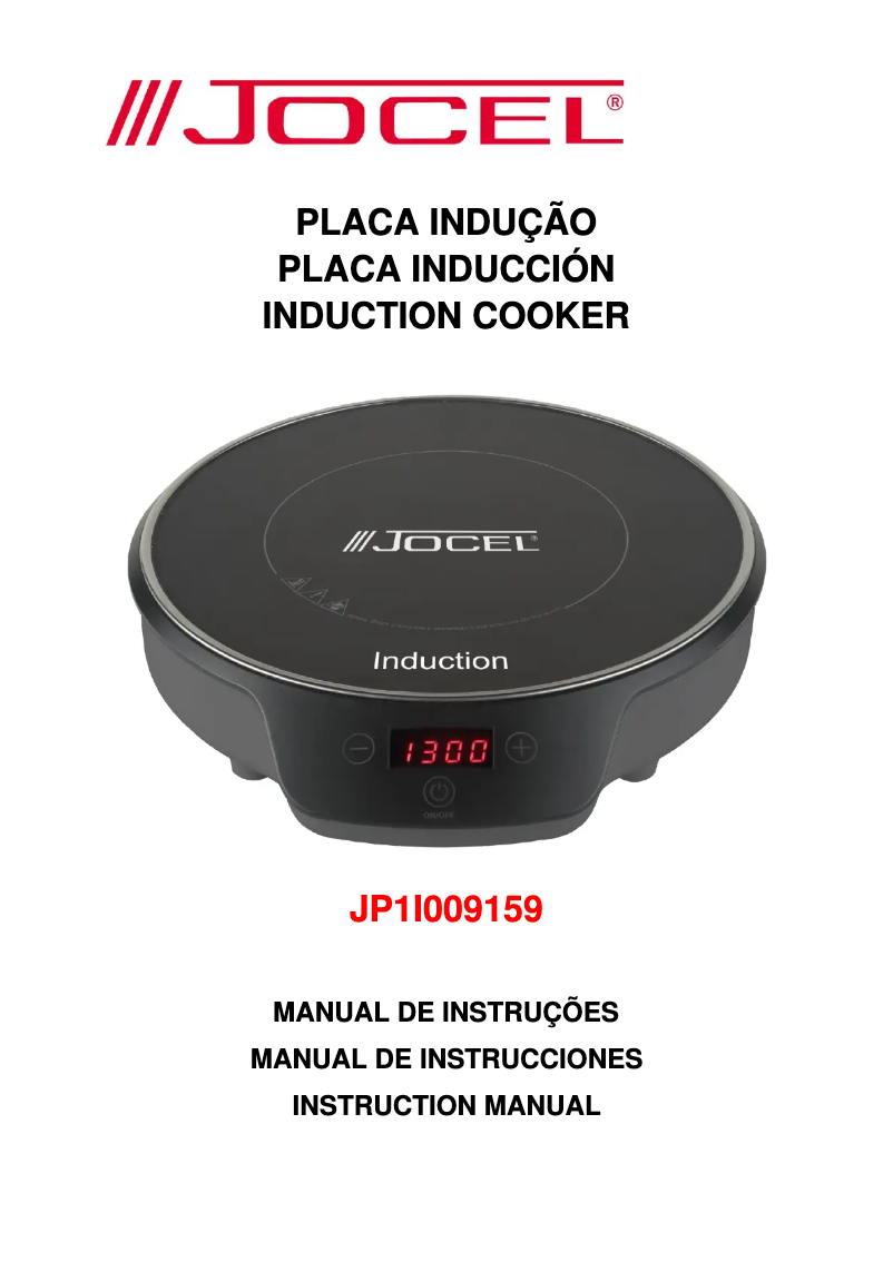 Page 1 de la notice Manuel utilisateur Jocel JP1I009159