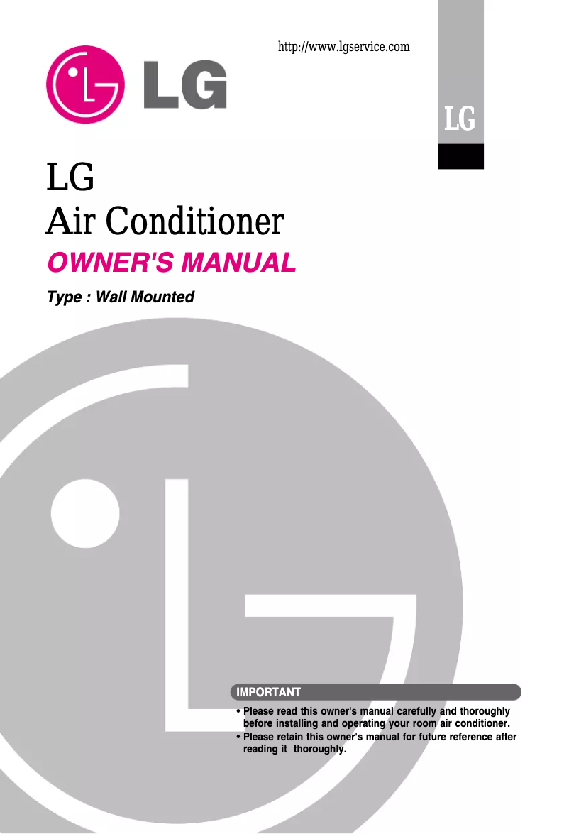 Page n°1 - Manuel utilisateur LG BSNQ126B2U1