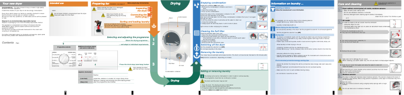 Page 1 de la notice Manuel utilisateur Siemens WT44C101EE