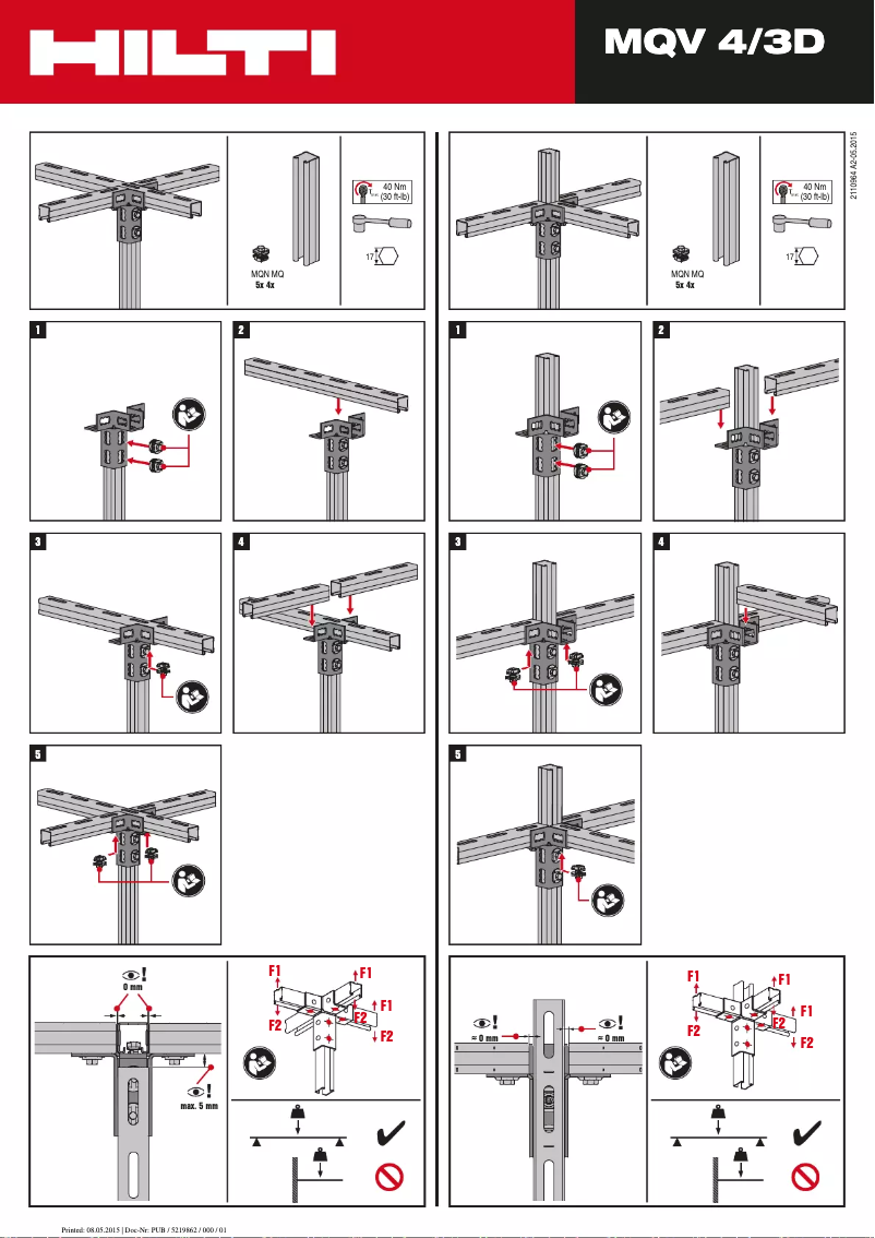 Image de la première page du manuel de l'appareil MQV-4/3 D