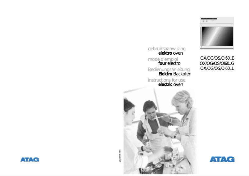 Page n°1 - Manuel utilisateur Atag OS6053GL