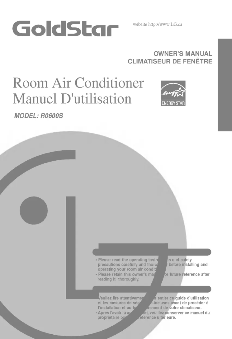 Page 1 de la notice Manuel utilisateur LG TWC061GGMK3