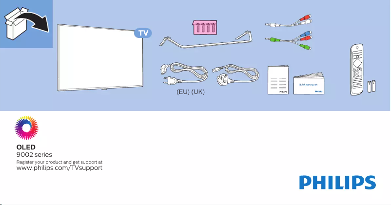 First page image of the manual for 55POS9002