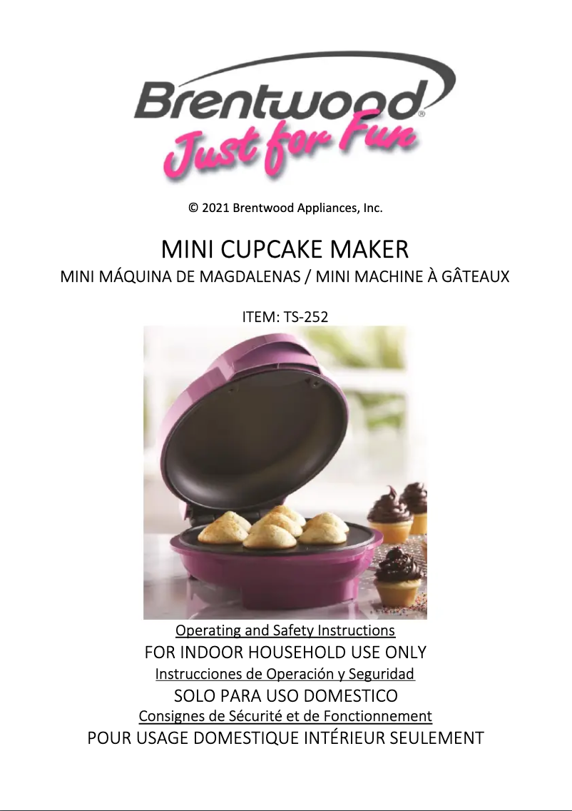 Página 1 del manual Manual de usuario Brentwood TS-252