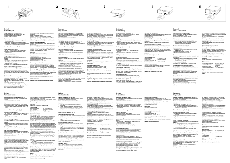Page 1 de la notice Manuel utilisateur Blaupunkt CDC A06