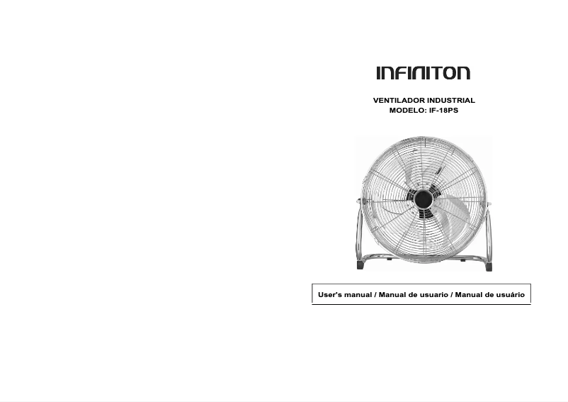 Image de la première page du manuel de l'appareil IF-18SP