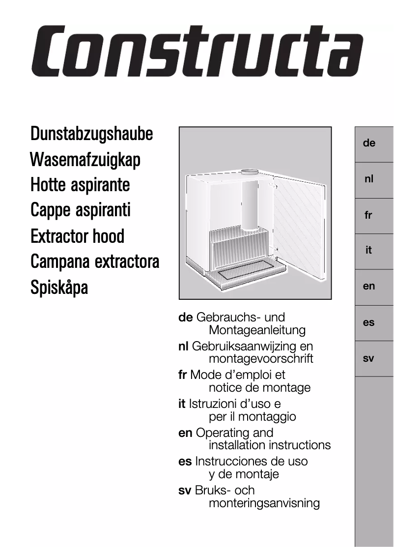 Page 1 de la notice Guide d'installation Constructa CD50030