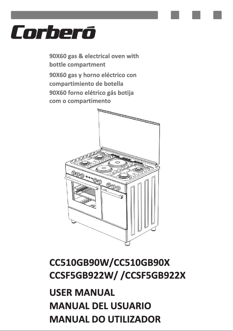Page n°1 - Manuel utilisateur Corbero CCSF5GB922X