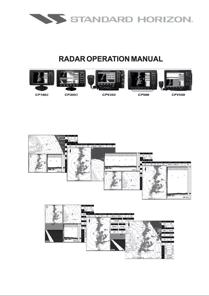 Page n°1 - Manuel utilisateur Standard Horizon CP180i