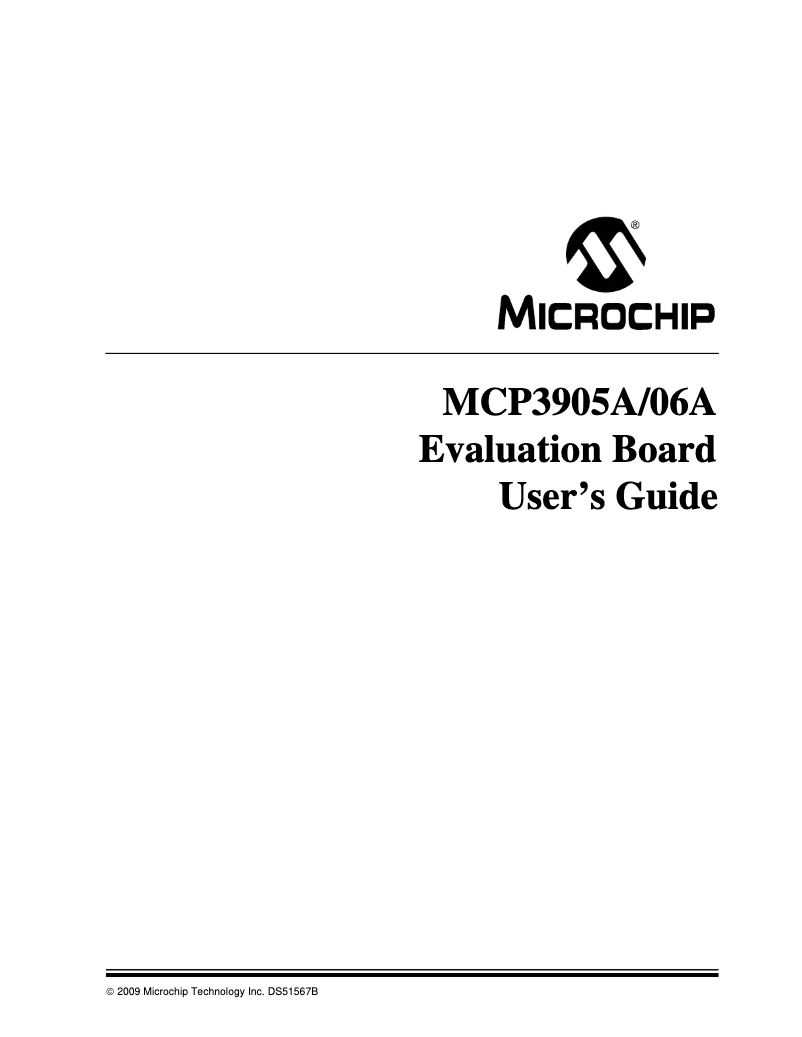 Image de la première page du manuel de l'appareil MCP3906A