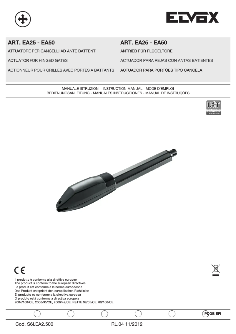 Page n°1 - Manuel utilisateur Vimar ELVOX RM22