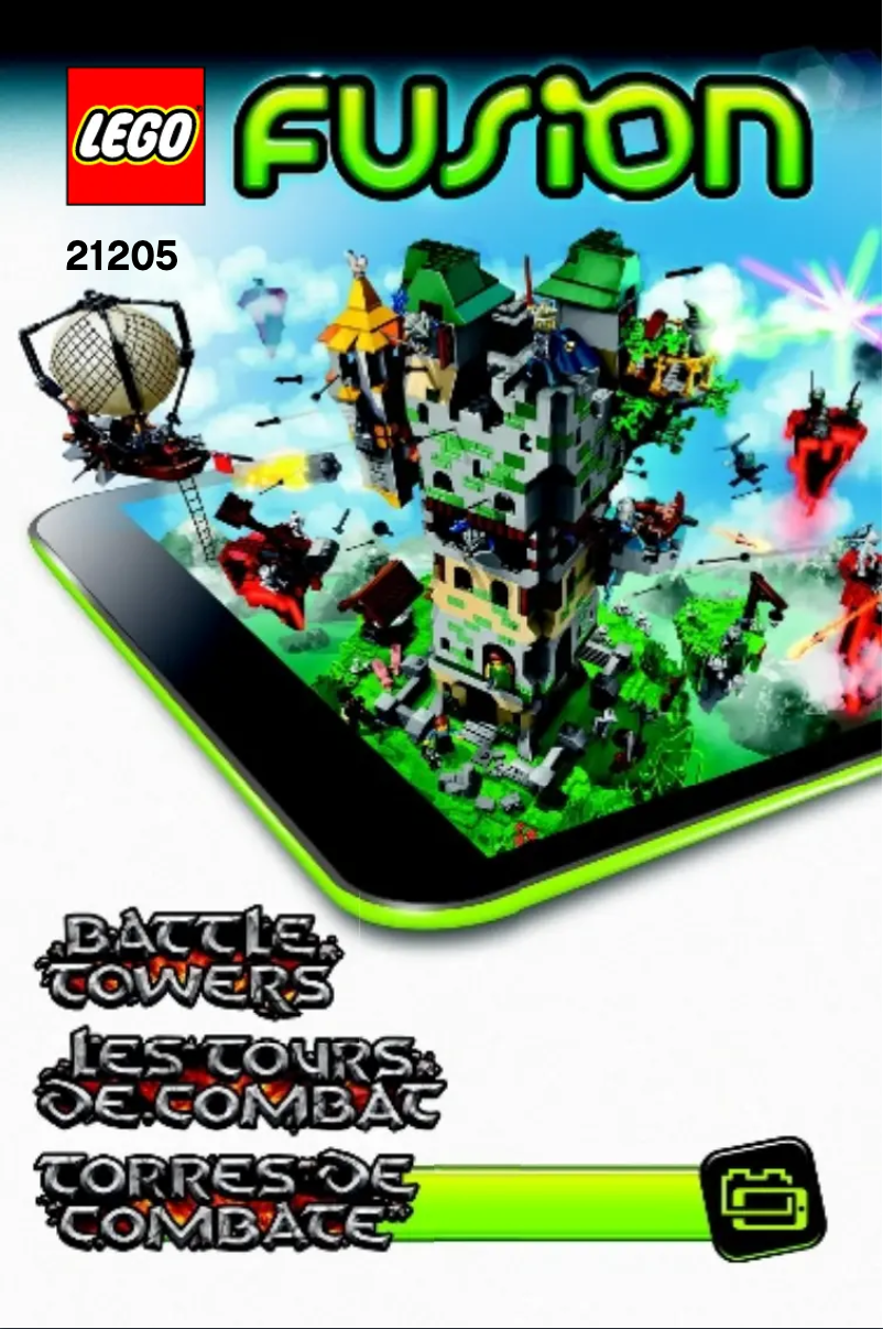 Page n°1 - Manuel utilisateur Lego FUSION Battle Towers 21205