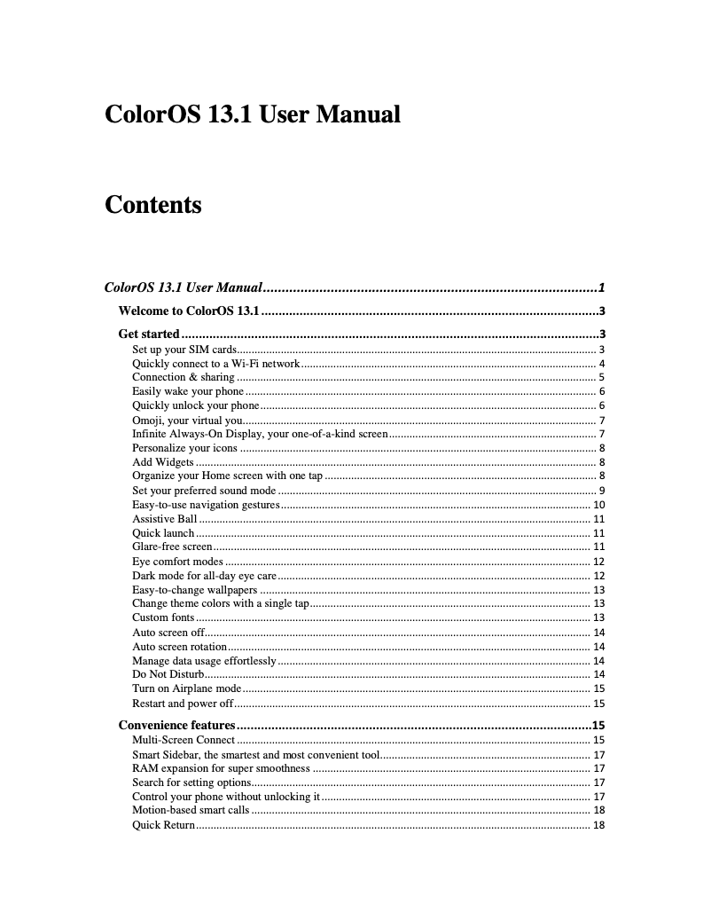 First page image of the manual for K11