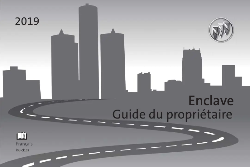 Page 1 de la notice Manuel utilisateur Buick Enclave (2019)