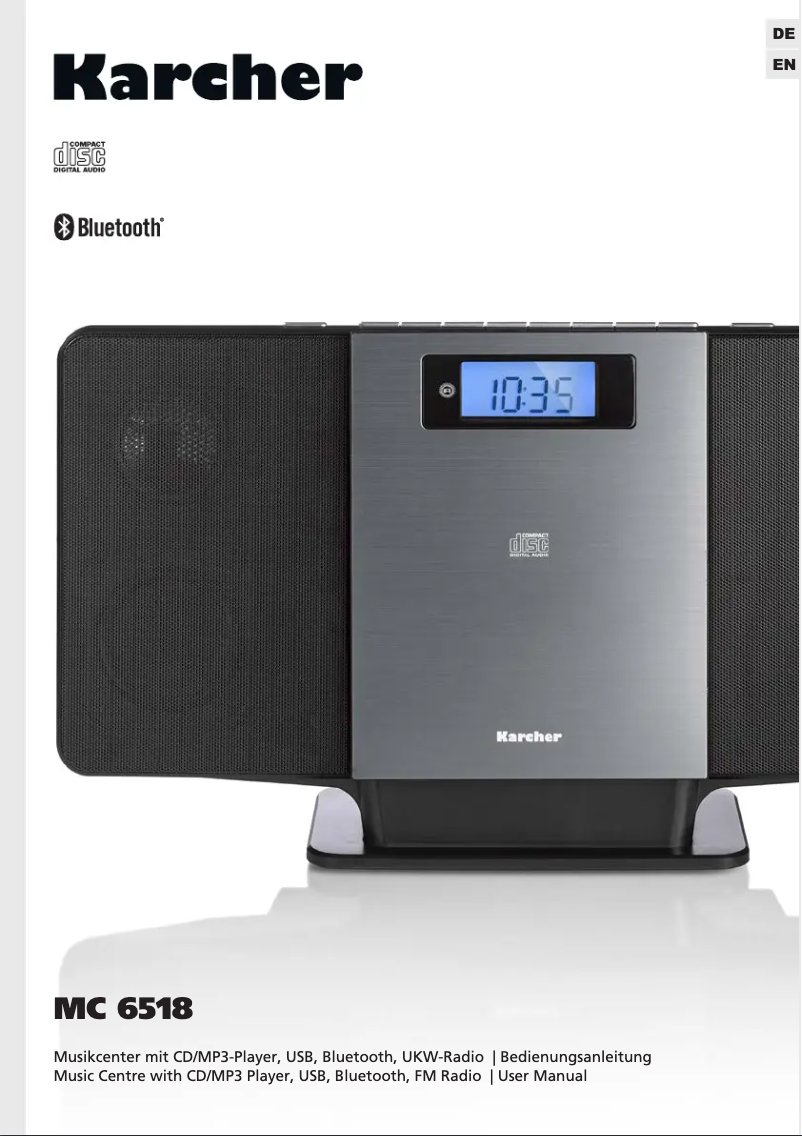 Page n°1 - Manuel utilisateur Kärcher MC 6518