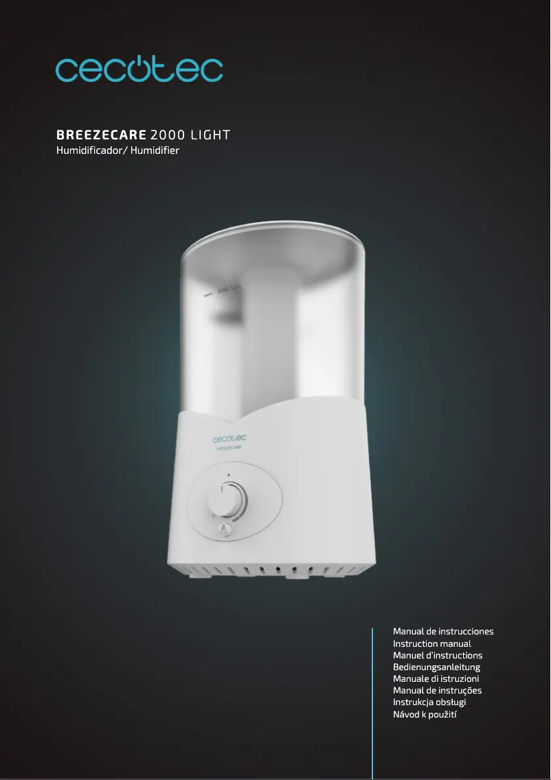 Page n°1 - Manuel utilisateur Cecotec BreezeCare 2000 Light