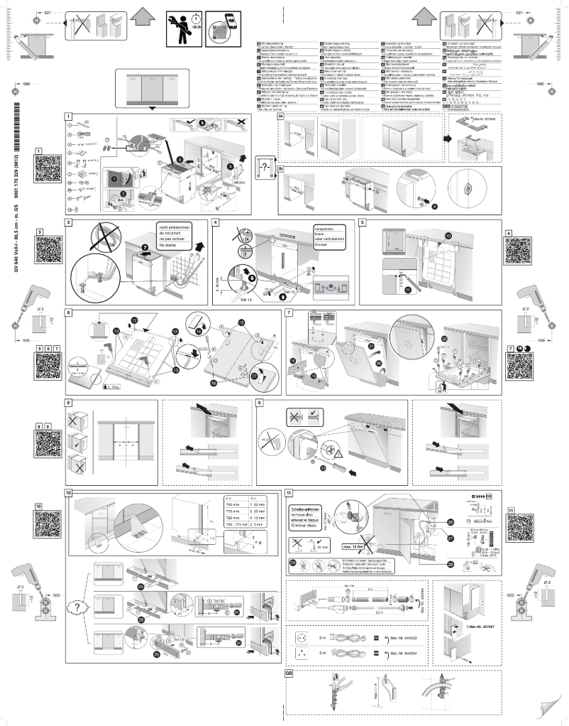Page n°1 - Guide d'installation Siemens SX65ZX49CE
