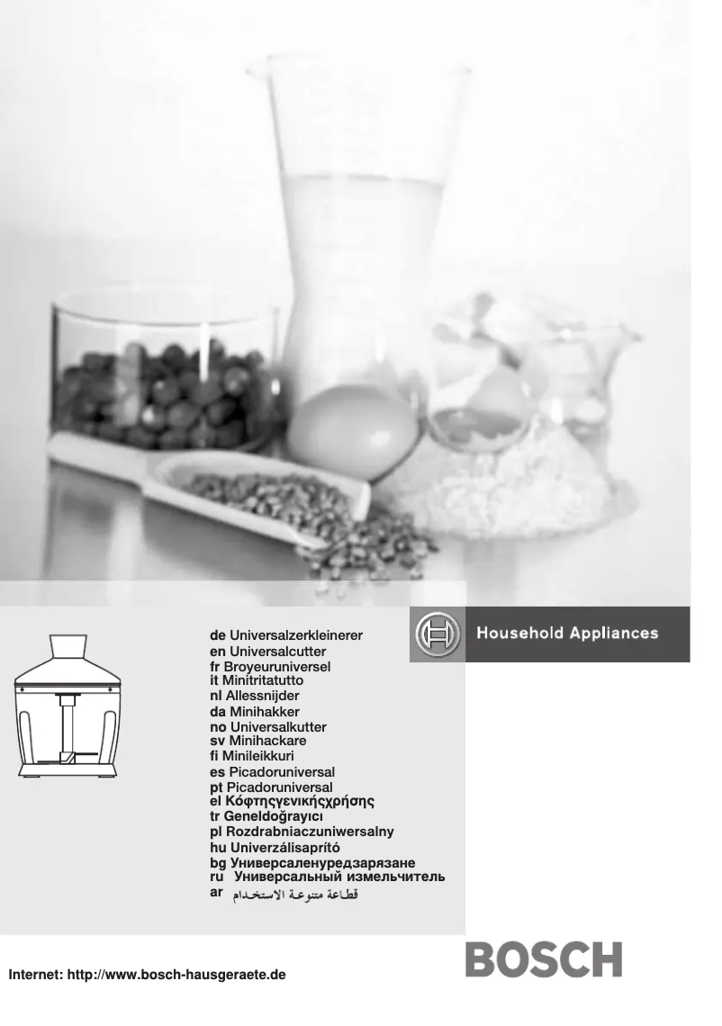 Page 1 de la notice Manuel utilisateur Bosch Mixxo Cordless MSM6A50