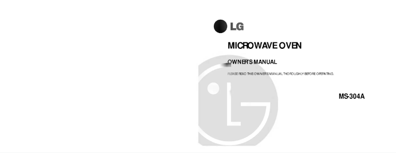 Image de la première page du manuel de l'appareil MS-304A