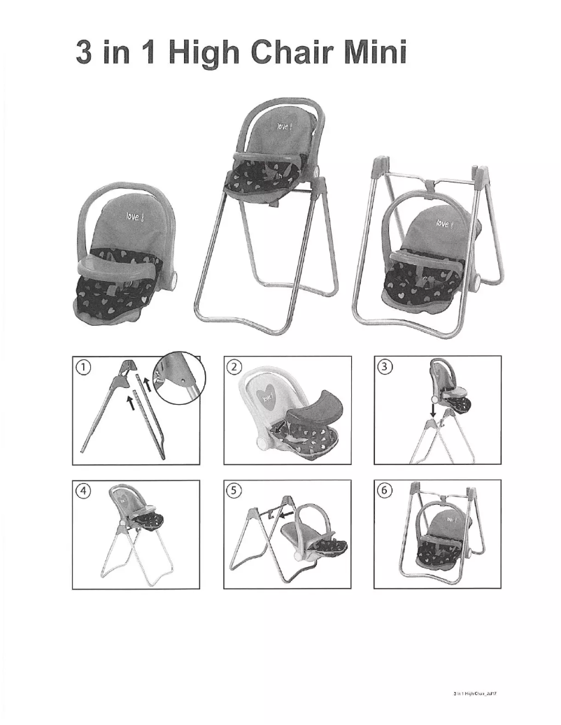 Page 1 de la notice Manuel utilisateur Hauck Doll Julia Pram or 5 in 1 Playset 621328973311